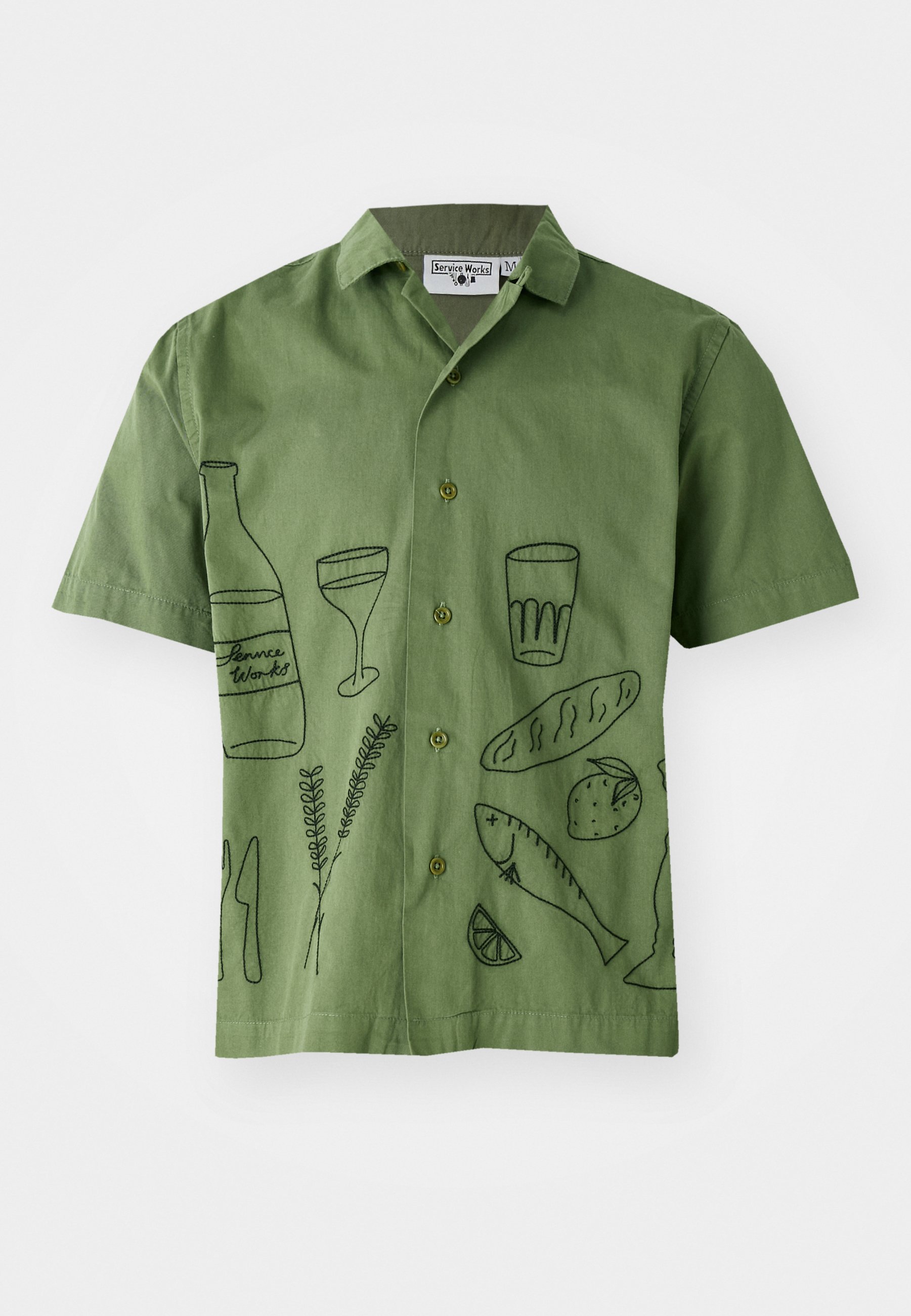 Service Works LIGHT PICNIC SHORT SLEEVE SHIRT - Camisa - olive