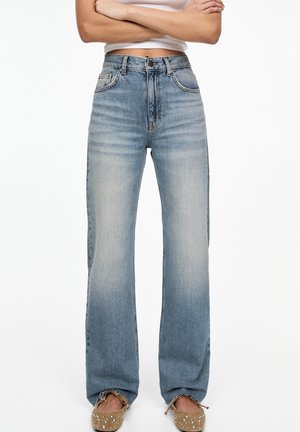 Jeans Straight Leg - stone blue denim