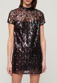 Superdry & Co HIGH NECK SEQUIN  - Cocktailkjole / festkjole - multi col sequin