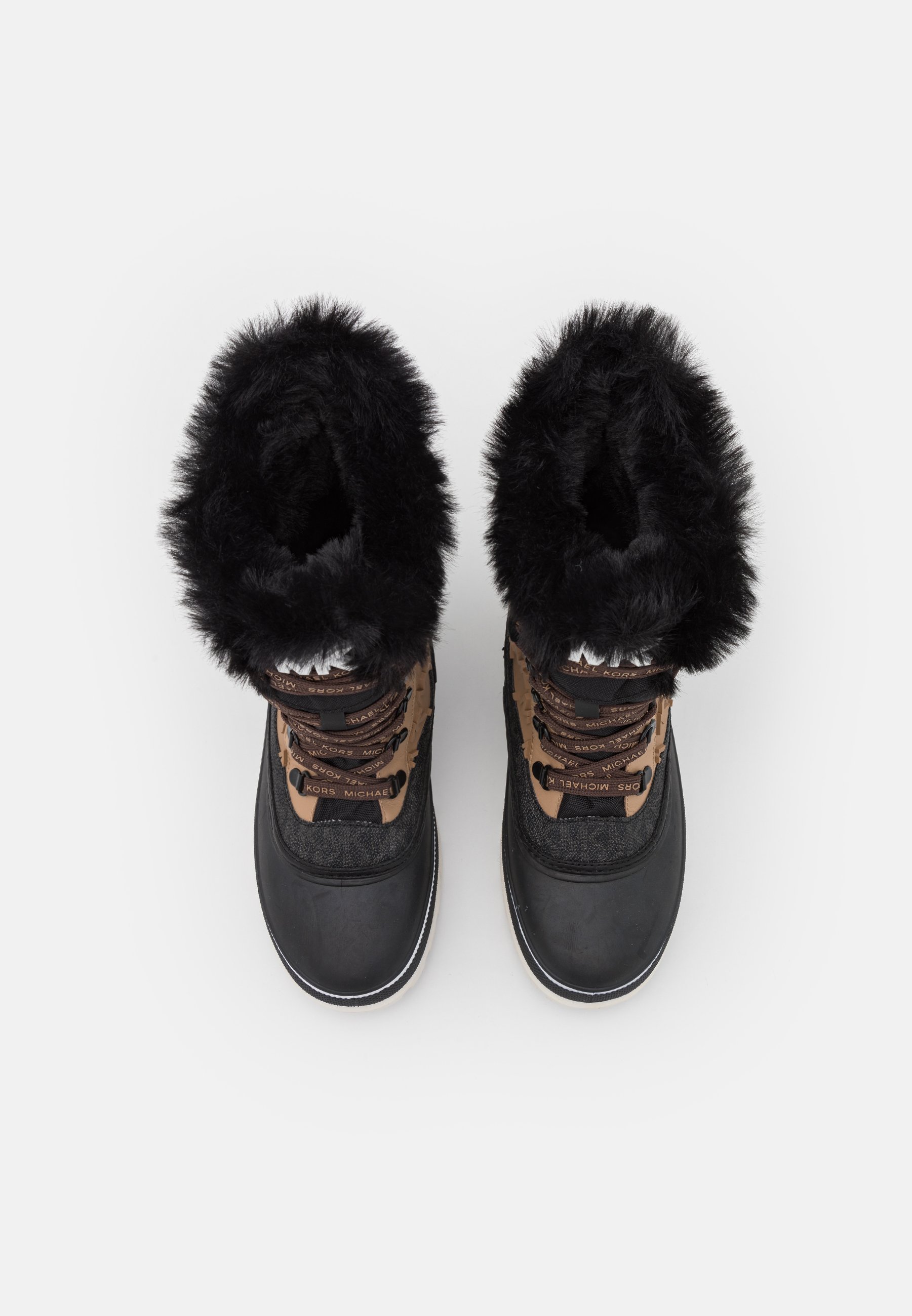 MICHAEL Michael Kors OZZIE BOOT - Botas para la nieve - black/camel/negro -  Zalando.es
