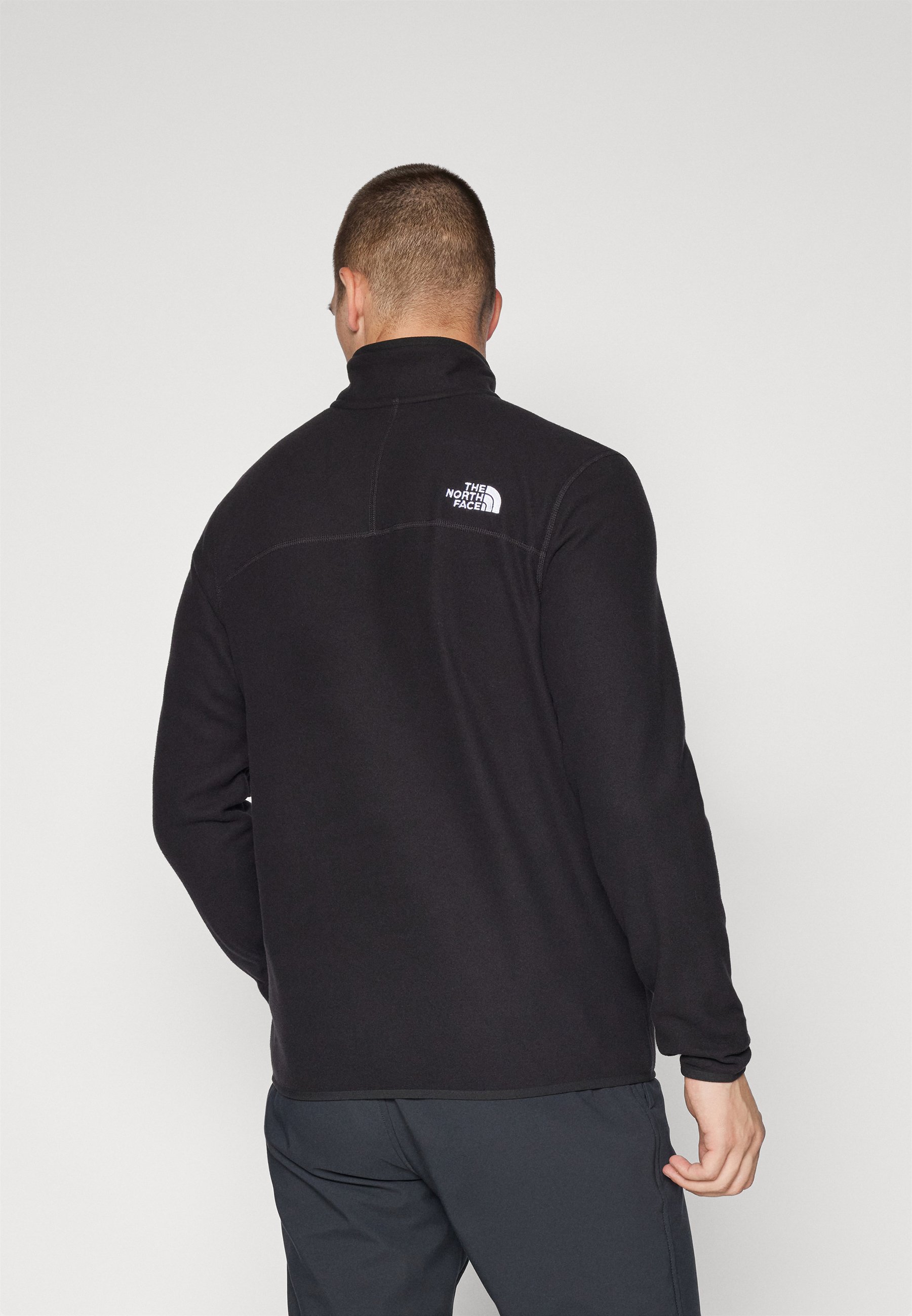 The North Face GLACIER 1/4 ZIP - Felpa in pile - black/nero