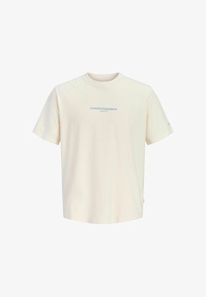 Jack & Jones, T- - Trükipildiga T-särk - antique white