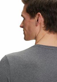 FALKE DAILY COMFORT 2-PACK ROUND NECK - Maglietta intima - dark grey heather