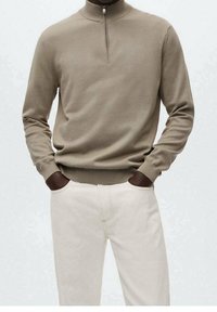 Mango Strickpullover - beige