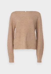 ONLFILIZ BOAT NECK - Vesta - mocha meringue