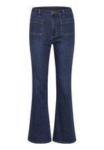 Kaffe Lea Jeans 7/8 in Medium Blue Denim