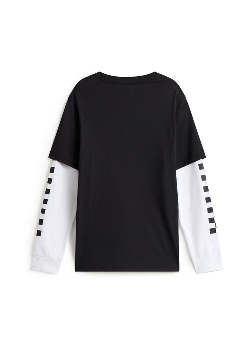 Vans BY LONG CHECK TWOFER BOYS - Long sleeved top - racing black white — foto 6
