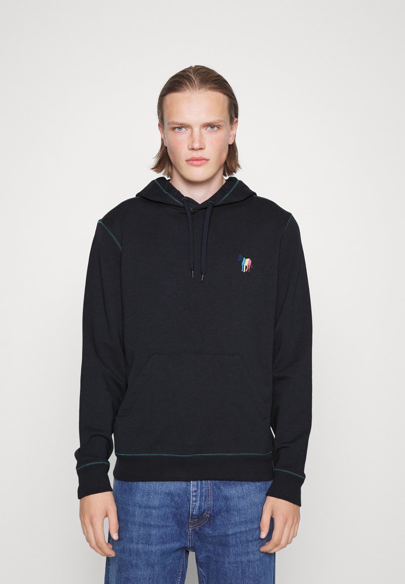 PS Paul Smith HOODIE ZEBRA BROAD STRIPE - Hoodie - dark blue - Zalando ...