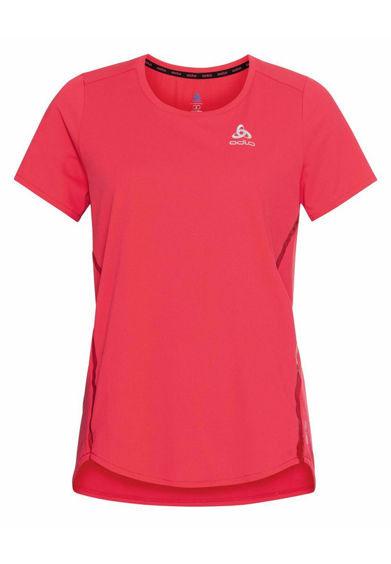 Damen Sportbekleidung | ODLO ZEROWEIGHT CHILL TEC CREW NECK T-Shirt basic rot/rot - UU01192 Damen Sportbekleidung | ODLO ZEROWEIGHT CHILL TEC CREW NECK T-Shirt basic rot/rot - UU01192