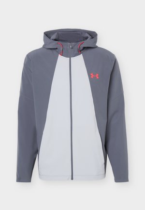 Under Armour, UTILITY - Μπουφάν προπόνησης - castlerock/mod gray/racer red
