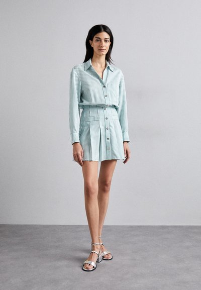 Maje RAUDRINE - Blousejurk - blanc/vert