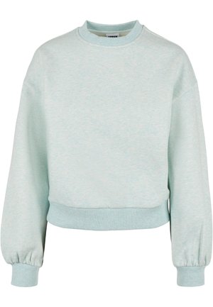 Urban Classics, MELANGE CREWNECK - Sweatshirt - aqua melange