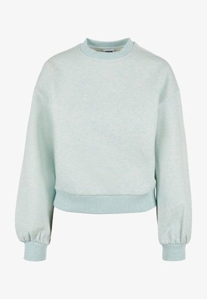 Urban Classics, MELANGE CREWNECK - Mikina - aqua melange