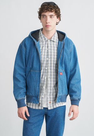 HILHAM LINED HOODED - Veste en jean - classic blue