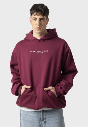 THE ONLY TRUTH IS MUSIC UNISEX - Hoodie - red