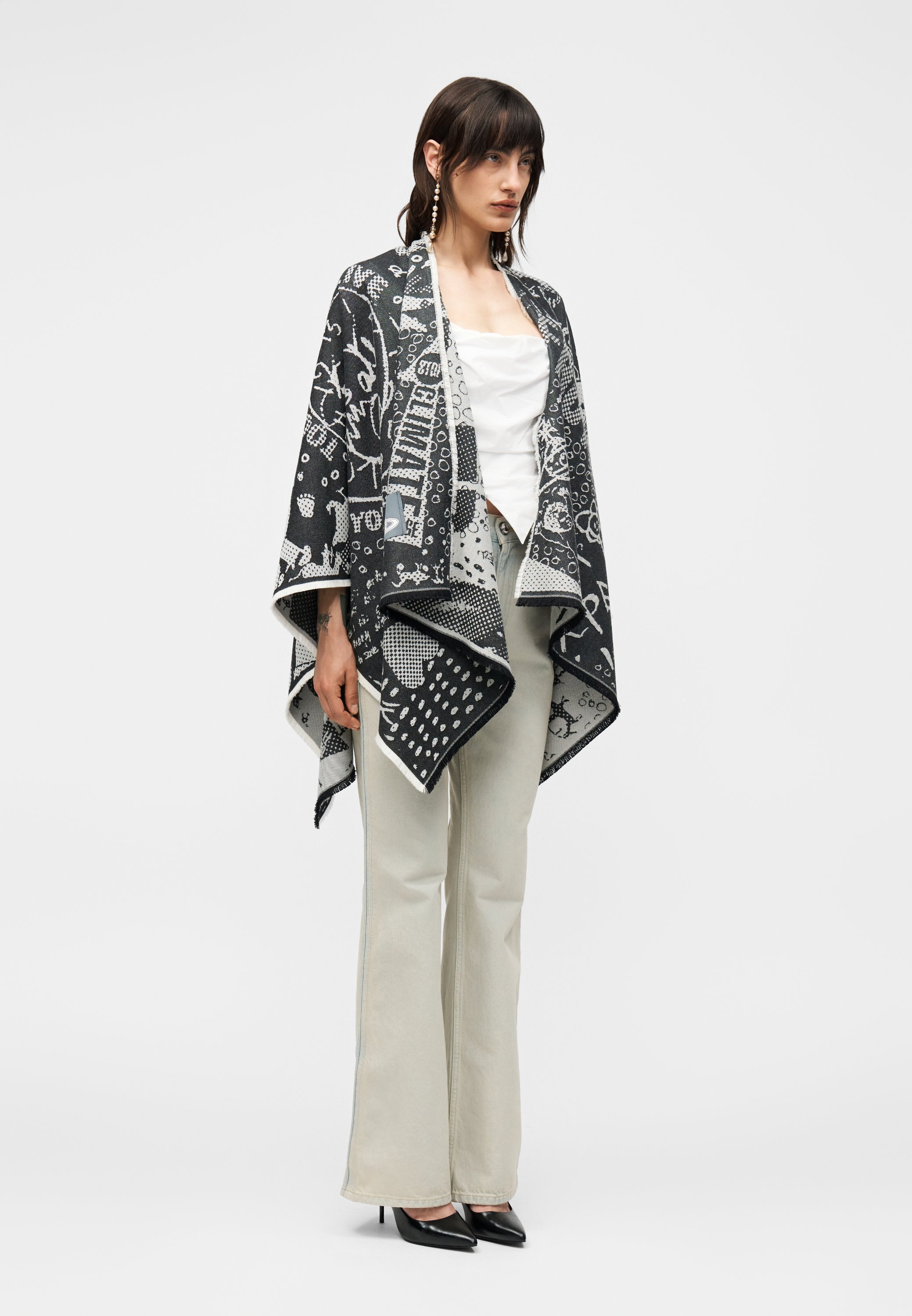 Vivienne Westwood LET IT ROCK - Cape - white - Zalando.co.uk