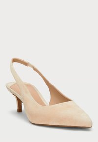 Lauren Ralph Lauren LOLAH II SUEDE SLINGBACK PUMP - Avokkaat - sand dune