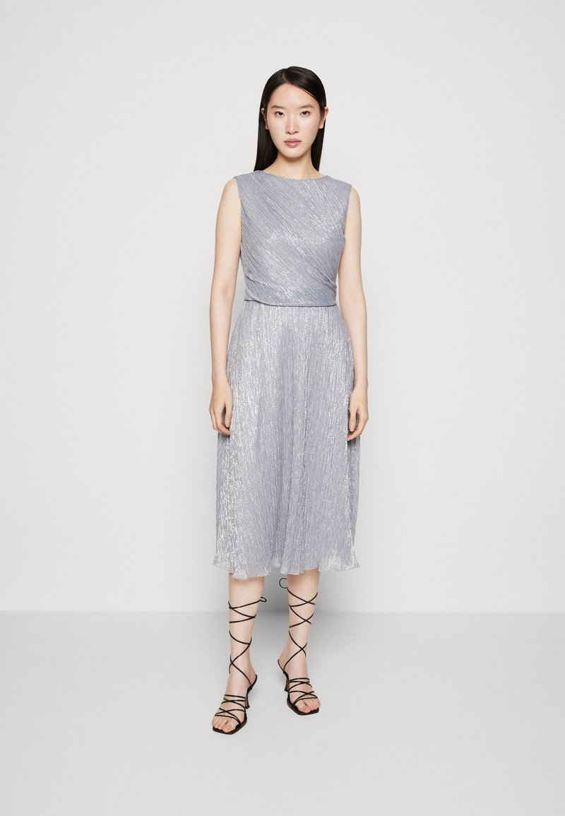 Swing DRESS - Jersey dress - silver shadow/light blue - Zalando.ie