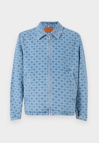 ZIPPER CROSS JACKET - Farkkutakki - blue vintage