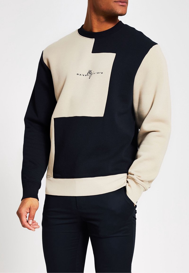 River Island Sweatshirt - dark blue
