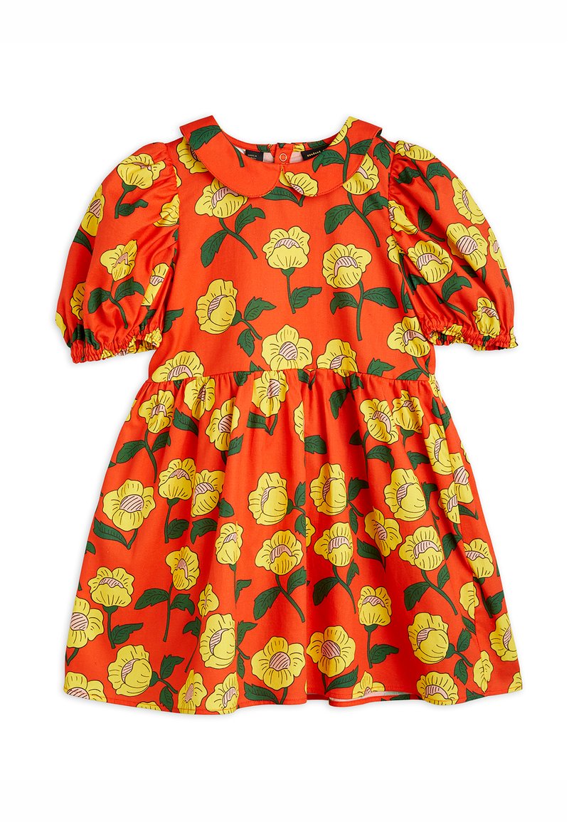 Mini Rodini FLOWERS DRESS Hverdagskjole orange Zalando.dk