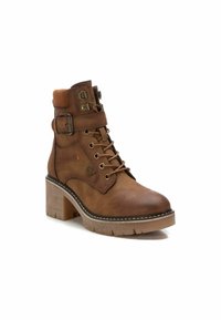 Refresh Botines con cordones - camel