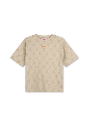 MANCHES COURTES - T-shirt imprimé - stone