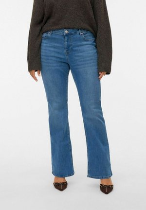 CURVE - Jeans bootcut - medium blue denim