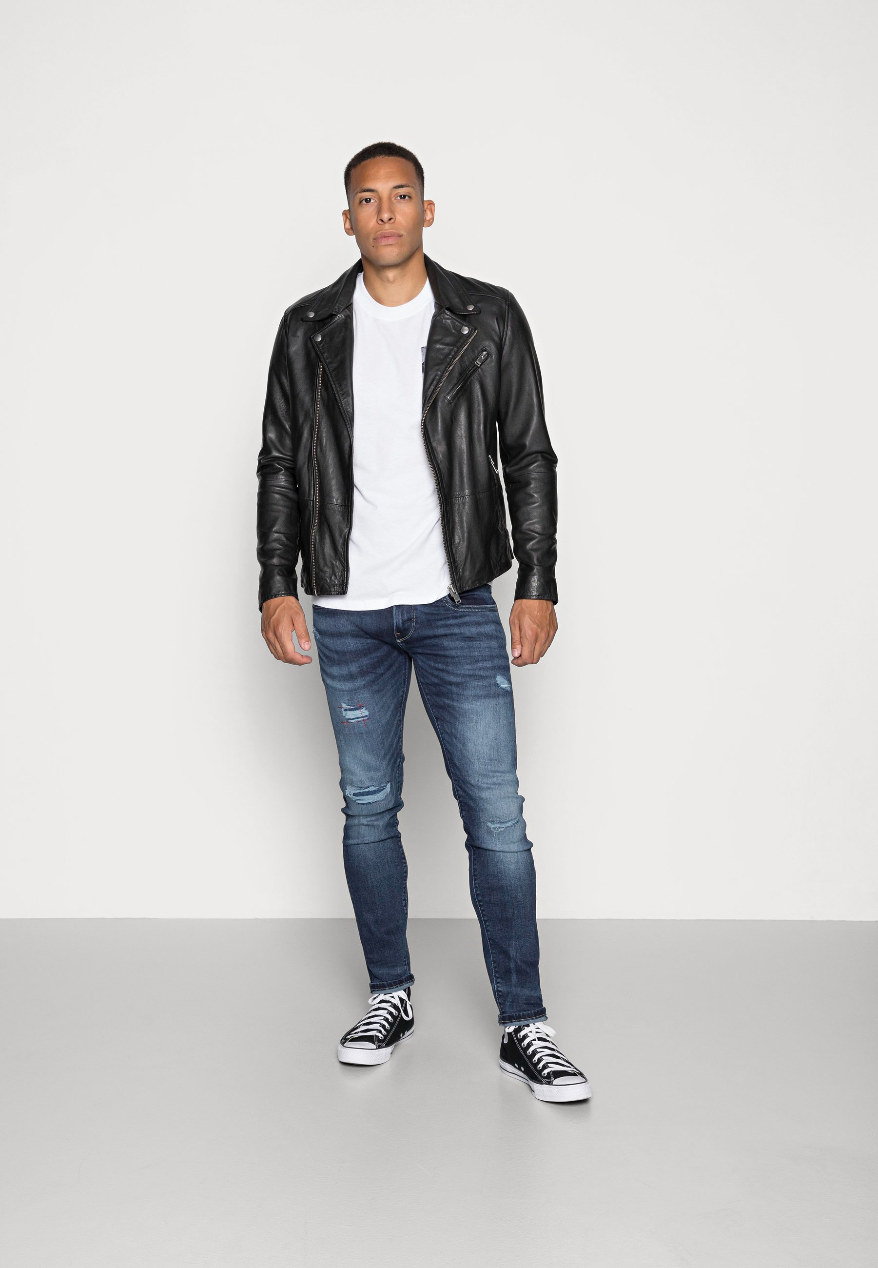 Pepe Jeans HATCH POWERFLEX - Tiesaus kirpimo džinsai - dark used/mėlynų  džinsų - Zalando.lt