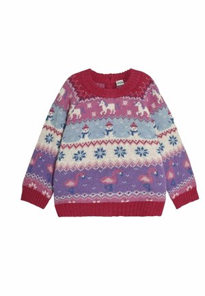 UNICORN FAIR ISLE - REGULAR FIT - Pullover - pink
