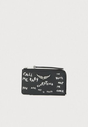 CARD GRAFFITI - Portemonnee - black