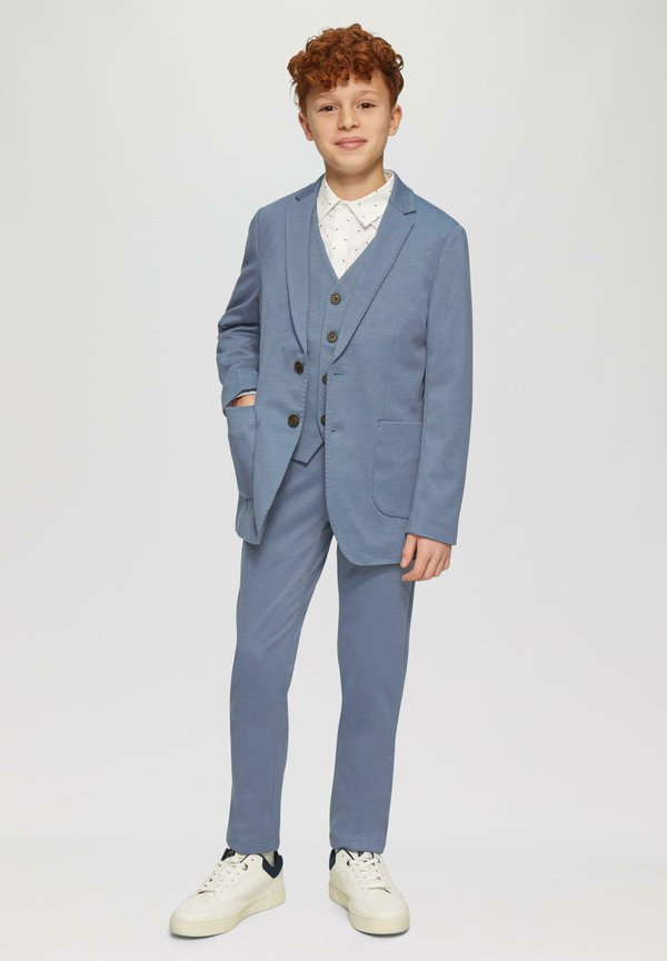 FESTLICHES MIT FEINER STRUKTUR - Anzugsakko - hellblau