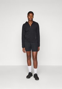 Champion C-TECH FULL ZIP HOODIE INTERLOCK - Sweatjacke - black