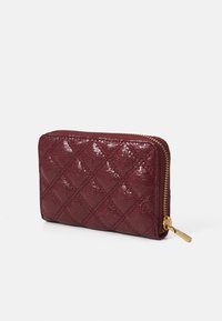 Guess GIULLY MEDIUM ZIP AROUND - Portemonnee - burgundy