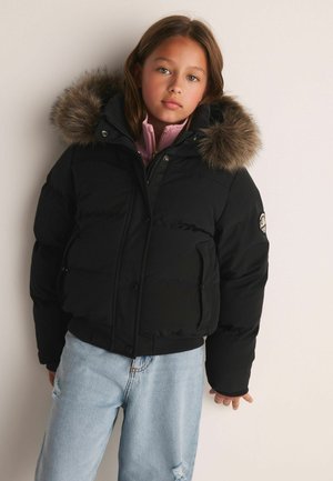 Superdry & Co, EVEREST PADDED BOMBER COAT - Winter jacket - black