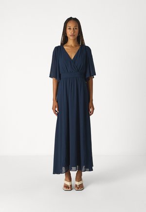 VILA VIURA FLOUNCE ANKLE DRESS - Occasion wear - navy
