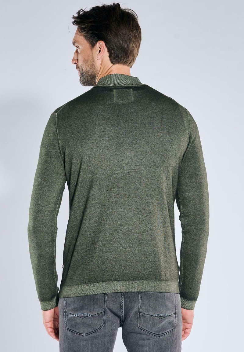 ENGBERS GERMANY Strickpullover dunkelgruen/dunkelgrün Zalando