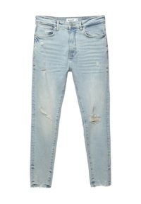 Unselected, light blue denim