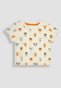JoJo Maman Bébé 2-PIECE LION APPLIQUE  SET  - REGULAR FIT - Overall /Buksedragter - brown lion