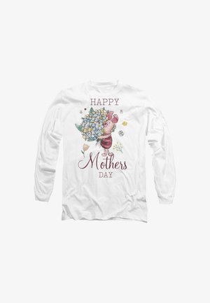 Disney, WINNIE THE POOH PIGLET HAPPY MOTHERS DAY - Long sleeved top - white