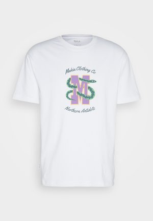 Makia, VIPER - T-shirt imprimé - white