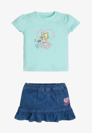 SET - Print T-shirt - grün