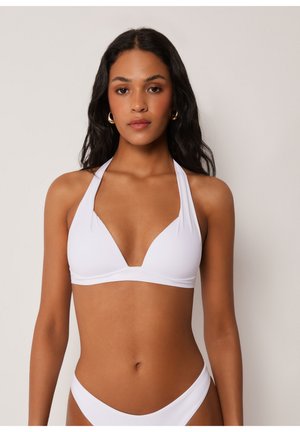 Calzedonia PREMIUM FIT TRIANGLE - Bikinitop - white