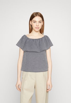 ONLSARAH OFFSHOULDER - Pusero - black cheeky