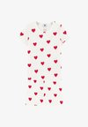 HEART PRINT - Pyjama - marshmallow/terkuit