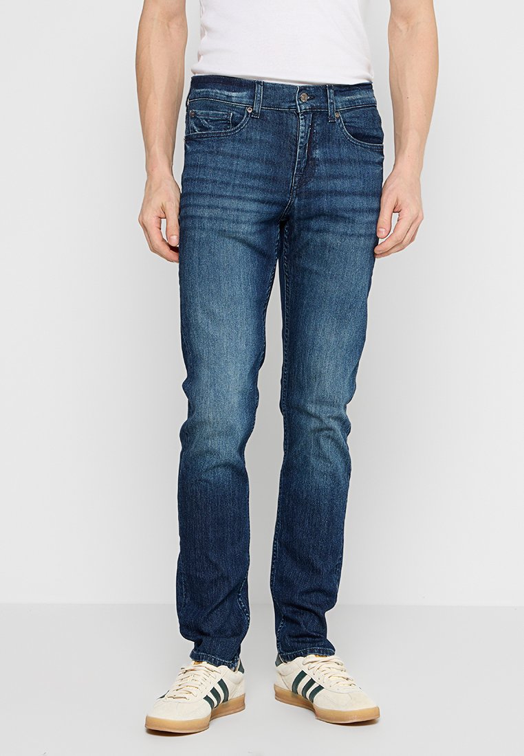 7 For All Mankind Slim fit jeans donkerblauw 7 For All Mankind Slim fit jeans donkerblauw