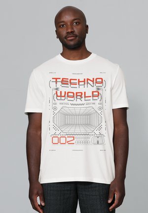 TECHNOWORLD - Print T-shirt - off white