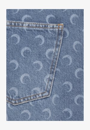 MARINE SERRE, JEANS MOON - Jeans a sigaretta - blu