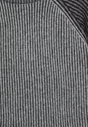 PULL&BEAR, RIBBED RAGLAN SLEEVE JUMPER - JUMPER - Pullover - dark grey