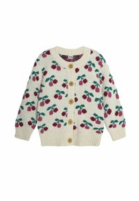 JoJo Maman Bébé CHERRY REGULAR FIT - Kardigán - cream
